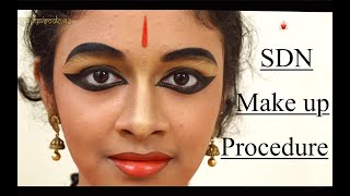 Tapasya episode 42  SDN make up procedure  Sridevi Nrithyalaya  Bharathanatyam Dance [upl. by Teirrah625]