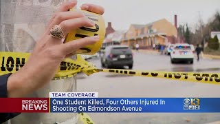 Baltimore student killed four others injured in shooting at Edmondson Village Shopping Center [upl. by Remmer428]