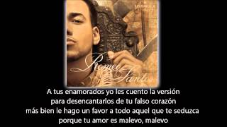 Romeo Santos  Malevo lyric  letra [upl. by Nhepets662]