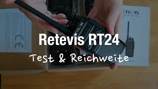 Retevis RT24 PMR Funkgerät amp Reichweite Test [upl. by Gudrun]