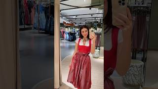 Dirndl Shopping bei Ludwig Beck in München Anzeige shorts short dirndl tracht dirndlshopping [upl. by Goldsmith]