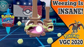 Weezing Makes Players Surrender Pokemon Sword Shield VGC 2020 Ranked Battle Weezing Dusclops [upl. by Galliett575]