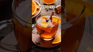 Refreshing Orange Tea Recipe 🍊☕ shorts [upl. by Tomas497]