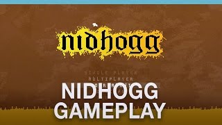 Nidhogg gameplay handson with Digital Spy [upl. by Enialem]