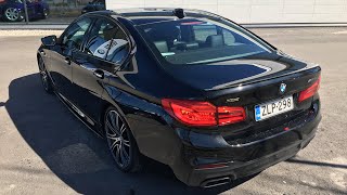 BMW M550i 2018  POV Test Drive [upl. by Nylirahs941]