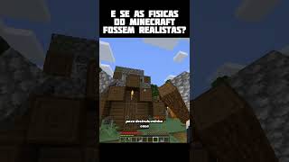 Minecraft com físicas realistas [upl. by Aronel]