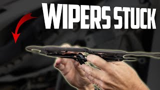 4 Reasons Windshield Wipers Stuck in the Up Position amp How to Fix [upl. by Chessy]