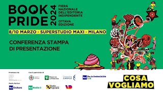 Conferenza stampa di Book pride 2024 [upl. by Eyar]