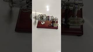 16 Cylinder Stirling Engine Model  EngineDIY [upl. by Nosydam659]