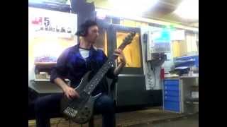 Chimaira  Dehumanizing Process Bass cover [upl. by Eedrahc725]