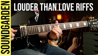 Soundgarden quotLouder Than Lovequot Riffs [upl. by Archangel]