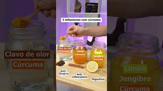 🌿 3 Infusiones con Cúrcuma para Cuidar de Ti 🌿 [upl. by Kapoor]