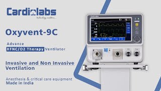 Oxyvent9C  Advance Ventilator with both Invasive and Non Invasive Ventilation [upl. by Llewop536]