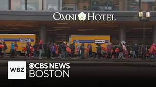 Omni hotel workers in Boston join expanding strike [upl. by Hammock119]