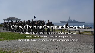 Officer Training Command Newport OCS Photos Nov 6 2024 4K [upl. by Eeleimaj]