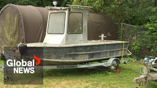 Longlost Beachcombers jet boat returns to Gibsons BC for restoration [upl. by Lear588]