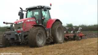 Massey Ferguson 7620 Ploughing 2012 [upl. by Laurella]