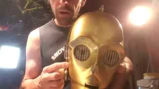 C3PO blog update 150723 weathering the suit [upl. by Yrag]