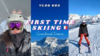 VLOG 003  My first ski trip to Courchevel⛷🇫🇷 One of the best spots to ski in the world [upl. by Socram]