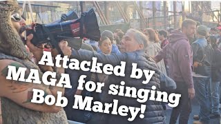 Attacked by MAGA for singing Bob Marley  Robby Roadsteamer [upl. by Hole997]