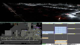 EGKKGND  Gatwick Ground  Vatsim UK ATC  2111  Towerview Part 3 [upl. by Clynes]