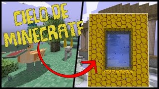 😍 COMO HACER UN PORTAL A LA DIMENSIÓN DEL CIELO  MINECRAFT [upl. by Rothberg711]