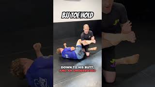 BJJ toe hold jiujitsu leglock [upl. by Cohlette149]