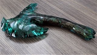 How to Make This Axe  Resin Art [upl. by Baillie]