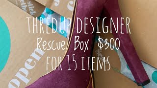 ThredUp Designer Rescue Box 300 for 15 Items  Yay or Nay [upl. by Philip]