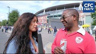 Wheres Your European Cup Sophie Asks Arsenal Fans For Help  Prank [upl. by Arriat44]