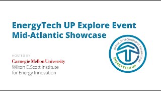 EnergyTech University Prize MidAtlantic Regional Showcase [upl. by Eillor]