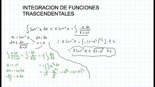 INTEGRALES DE FUNCIONES TRASCENDENTALES [upl. by Haisej]