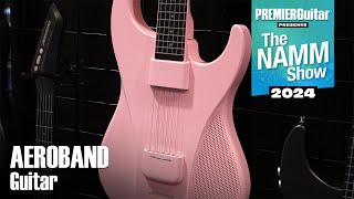 Aeroband Guitar Demo  NAMM 2024 [upl. by Ettesus508]