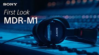 FIRST LOOK Sony MDRM1 Studio Headphones [upl. by Assilem]