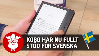 Kobo nu på svenska och snabbtitt på nya Libra H2O [upl. by Anoli304]