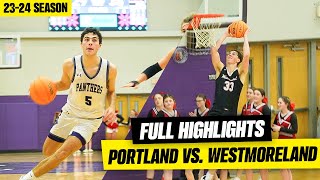 Portland vs Westmoreland High School  FULL GAME HIGHLIGHTS 12162023 [upl. by Normalie396]