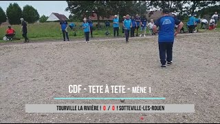 4ième tour  CDC  Tête à Tête  Vétérans  Partie 1  Pavilly  le 25062024 [upl. by Einapets]