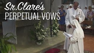 Sr Clare Crocketts Perpetual Vows  September 8th 2010 [upl. by Higginson170]