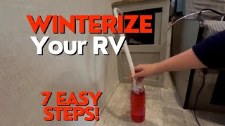 How to Winterize your RV or Trailer in 7 Easy Steps [upl. by Knuth761]