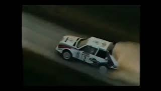 Rally San Remo 1986 Lancia Delta S4 Gruppo B Markku Alén [upl. by Llezo]