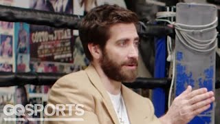 Jake Gyllenhaal on entering the real UFC cage RoadHouse [upl. by Aylat60]