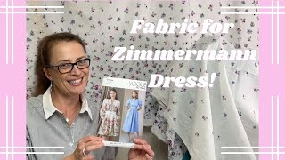 Turning Fabric into Fashion  ZIMMERMAN inspired fabric arrived  Lets make this dress [upl. by Oab]