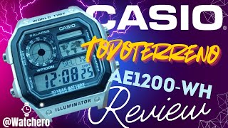 🔍CASIO AE1200WH  Review de un Todoterreno digital [upl. by Rhyner]