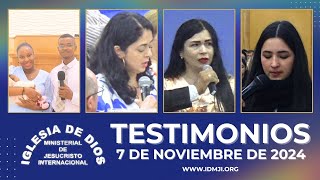 Testimonios 7 de noviembre de 2024 IDMJI [upl. by Uria]