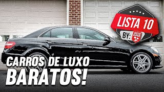 10 CARROS DE LUXO QUE CUSTAM BARATO DEMAIS Não da pra perder essa oportunidade [upl. by Damalus]