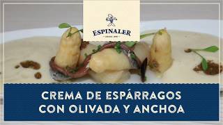 Crema de espárragos y anchoas ESPINALER [upl. by Keligot]