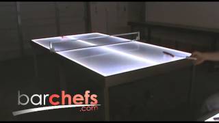 Light up LED ping pong tables [upl. by Ycal]