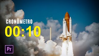 CRONÔMETRO em 5 MINUTOS com PREMIERE CONTAGEM REGRESSIVA TUTORIAL [upl. by Anole]