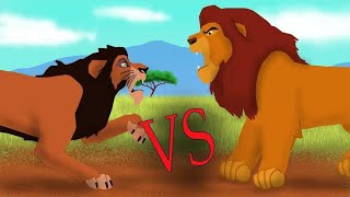 shere khan vs mufasa vs scar part 1 [upl. by Noitsirhc]