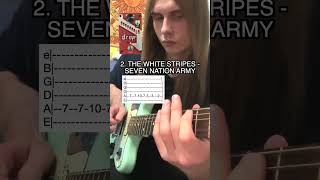 5 Iconic 1 String Guitar Riffs With Tabs [upl. by Menard]